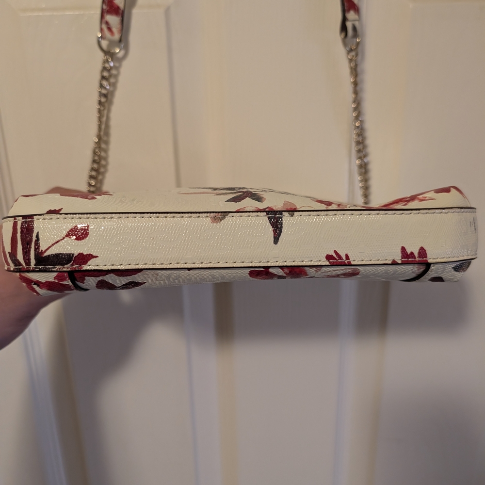GUESS Floral Crossbody Bag - White and Red - Picture 5 of 7